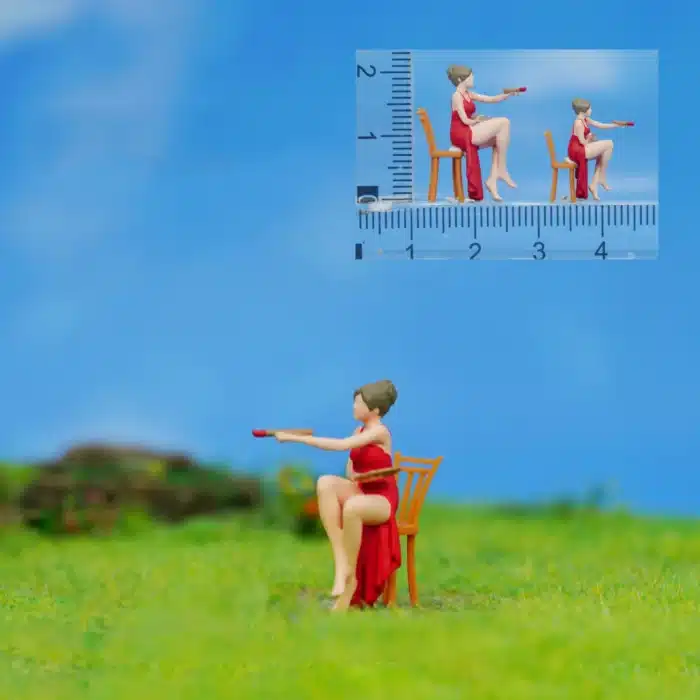 figurine maquette artiste peintre 4