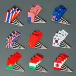 Drapeaux miniatures 18