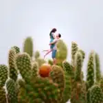 Figurines miniatures couple amoureux 1/87 1