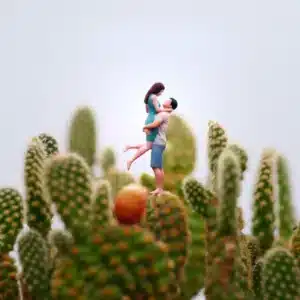 Figurines miniatures couple amoureux 1/87 1