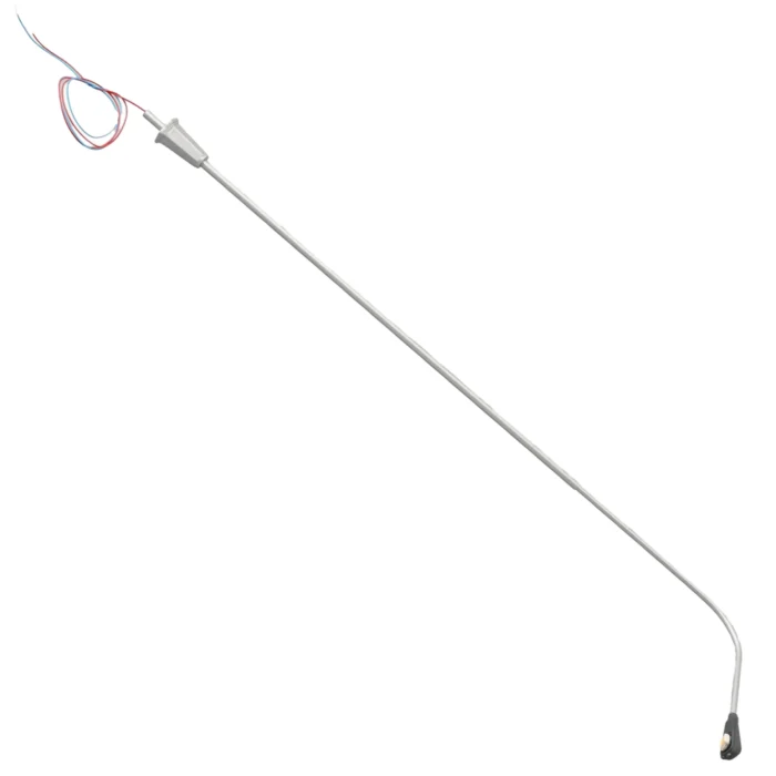 lampadaires miniatures gris 20 cm 19