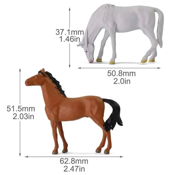 Figurines chevaux miniatures 1/43 6