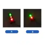 Feux de signalisation ferroviaire 1/87 4