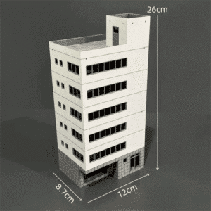 Immeuble de bureaux pour dioramas 1/87