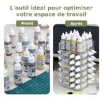 support rangement peinture rotatif 2