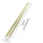 Rail 1/87 flexible doré 3