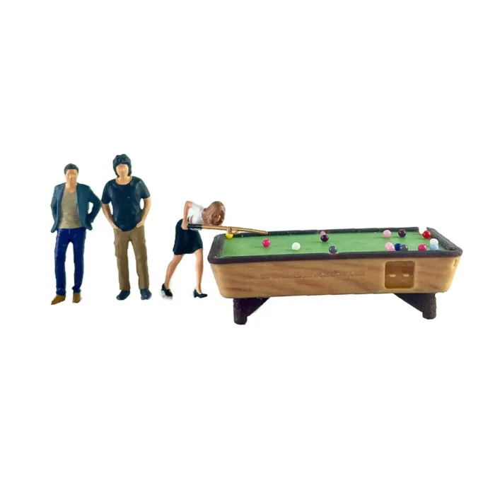 Figurines scène billard 1/64 4