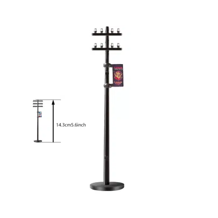 poteaux telephoniques miniature 1/100 4