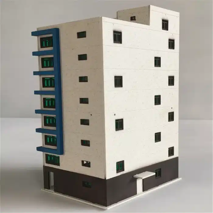 Immeuble bureaux modernes 6 étages échelle N 3