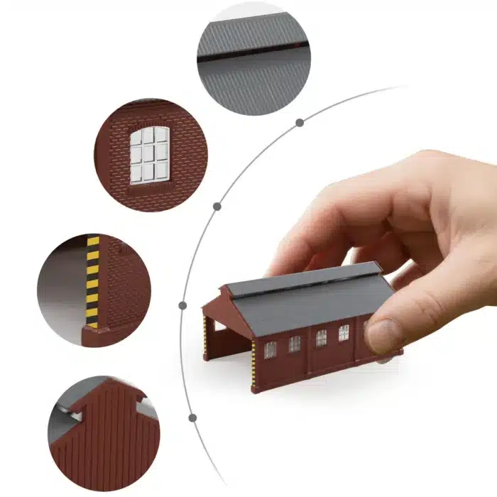 Hangar ferroviaire 1/160 5