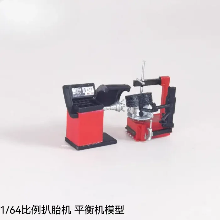 equipement garage pneus 1-24 (Miniature Machine de Montage & Équilibrage de Pneus – Garage 1/24) 2