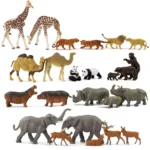 Figurines animaux sauvages zoo 1/87 2