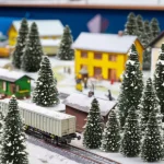 Lot de 40 sapins de noel miniatures 14