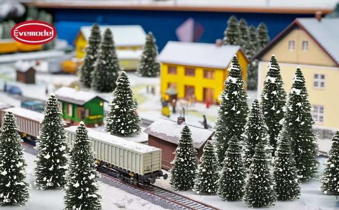 Lot de 40 sapins de noel miniatures 14