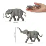 Figurines miniatures éléphants 1/87 7