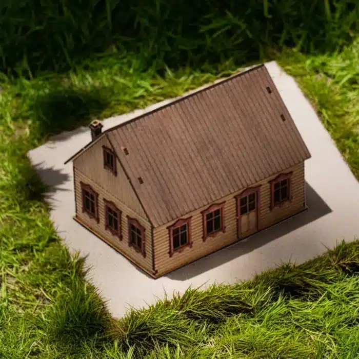 Kit de modèle de maison de ville européenne orientale à l'échelle 1/72-affichage de paysages Diorama détaillé pour cadeaux de collectionneurs pour les amateurs et les fans de bricolage 3