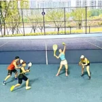 4 joueurs tennis miniature 1/64 4