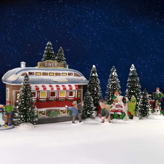 Lot de 40 sapins de noel miniatures 20