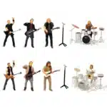 figurines miniatures groupe rock 1/64 1
