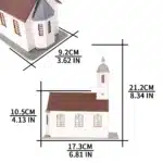 Maquette église HO 13