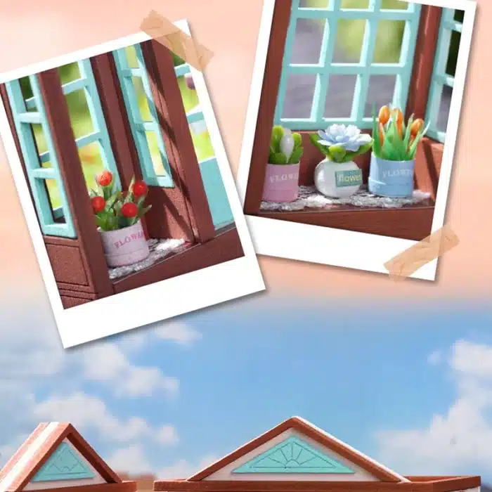 Maquette maison salon de thé 20