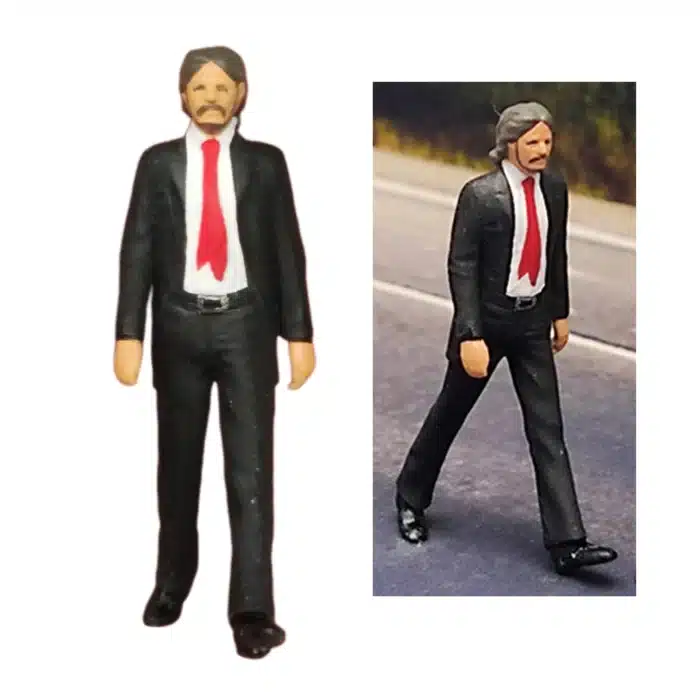 Figurines miniatures 1/64 – Groupe de rock sur passage piéton 4