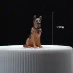 Figurine miniature berger allemand 1/64 3