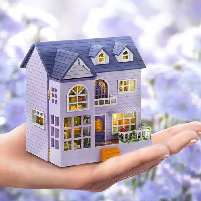 Maquette maison violette 46