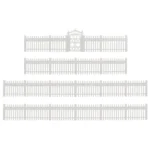 Clôture blanche HO 15