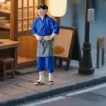 Figurine restaurateur japonais 1/64 1