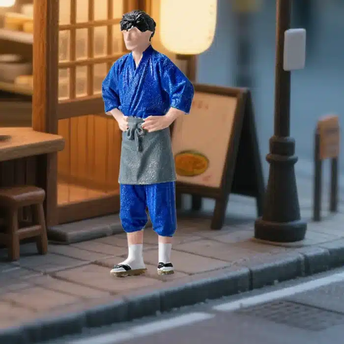 Figurine restaurateur japonais 1/64 1