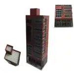 Immeuble bureaux modernes 6 étages échelle N 5