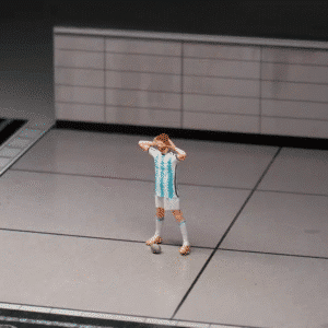 Figurines 1/64 joueurs de football