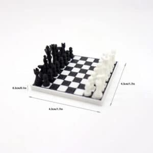 Maquette de jeu d'échecs 1/12