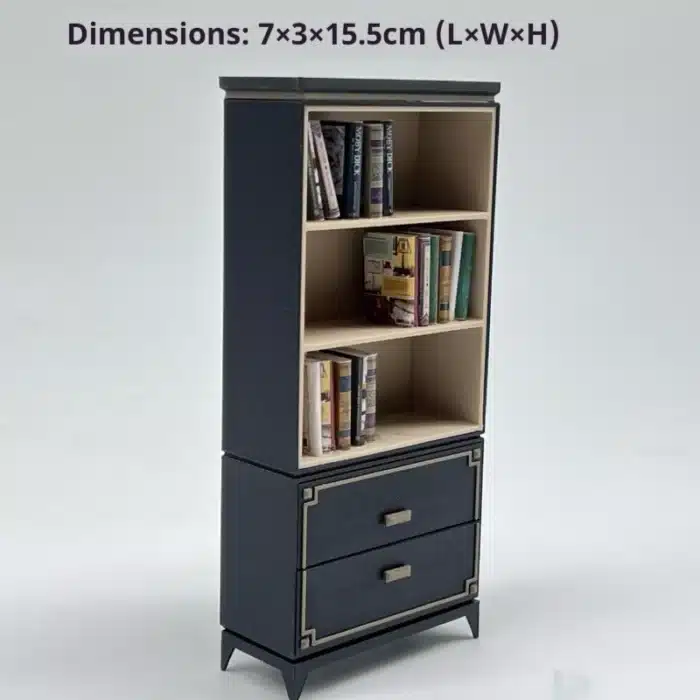 Bibliothèque Miniature 1/12 6