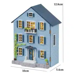 Maquette maison bleue 7