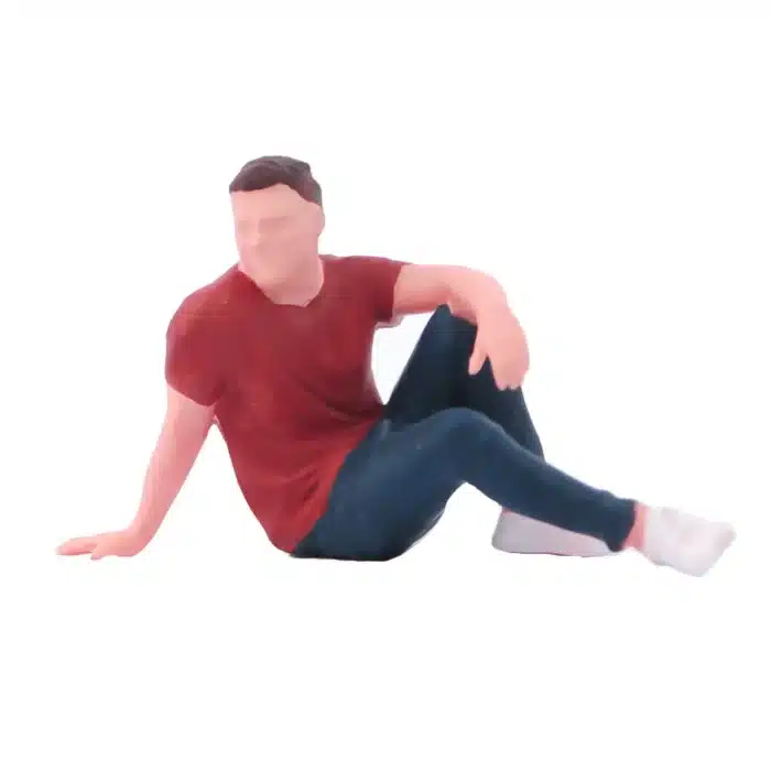 Figurines miniatures – famille assise au parc 1/43 17