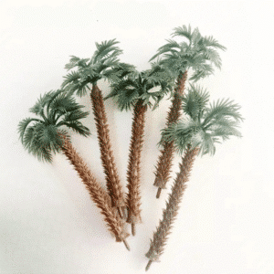 Cocotiers miniatures pour maquette 11 cm (lot de 3 ou 10)