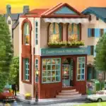 Maquette maison salon de thé 18