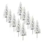 Sapins enneigés échelle OO 3
