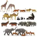 Figurines animaux sauvages zoo 1/87 7