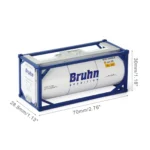 Conteneur citerne 20 pieds 1/87 4