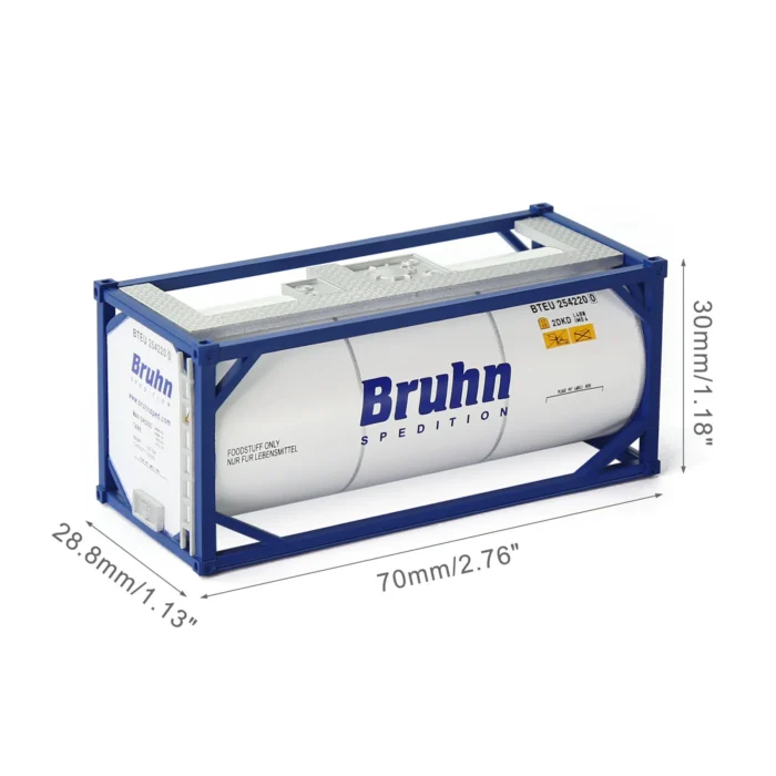 Conteneur citerne 20 pieds 1/87 4