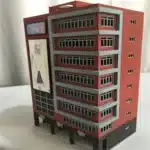 Immeuble bureaux modernes 6 étages échelle N 1