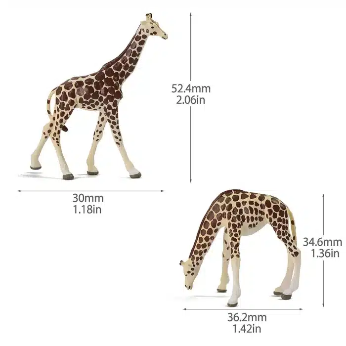 Figurines girafes 1/87 7