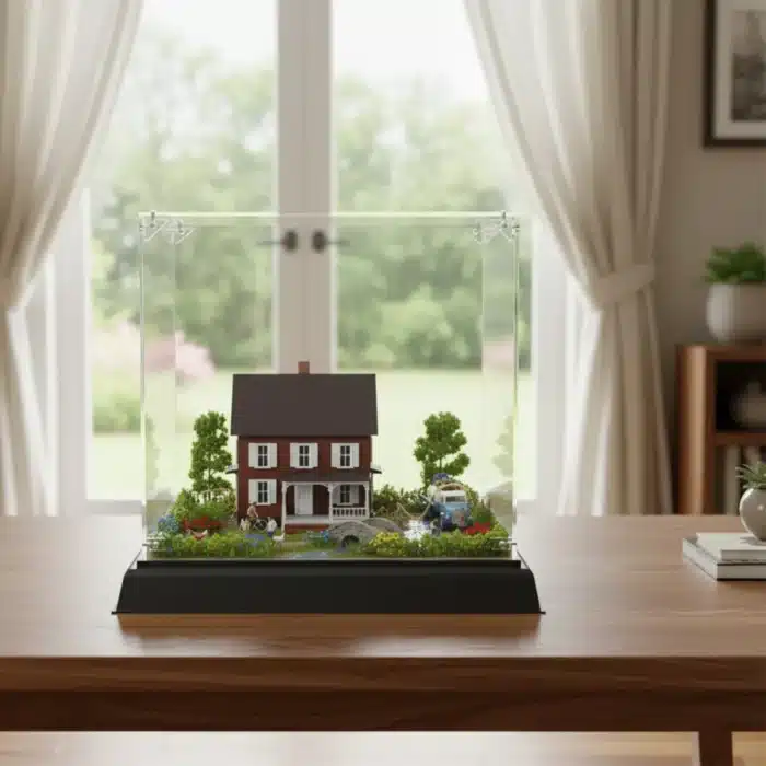 Boite protection acrylique maquettes 8