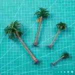 Palmiers miniatures en plastique 3