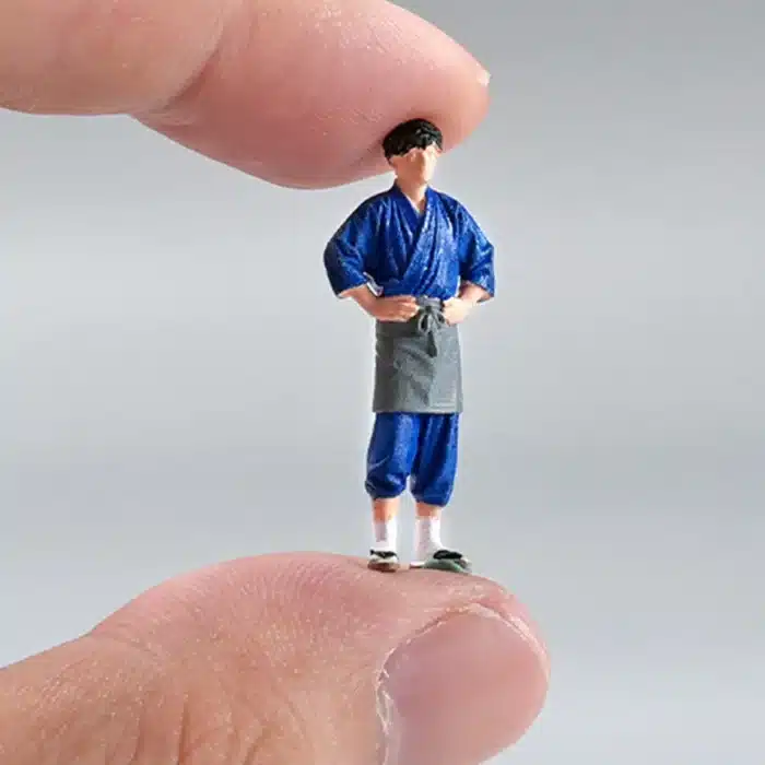 Figurine restaurateur japonais 1/64 3