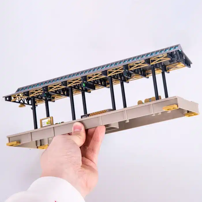 Quai de gare diorama HO 6