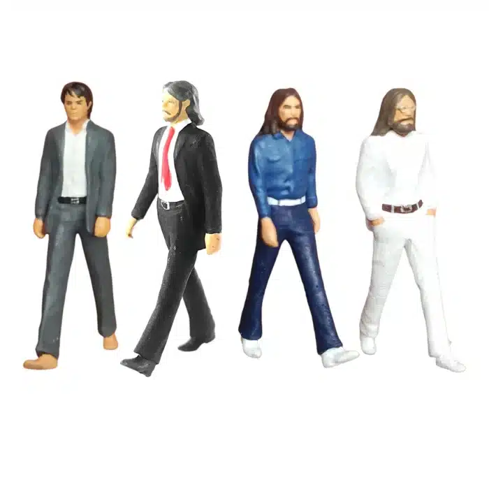 Figurines miniatures 1/64 – Groupe de rock sur passage piéton 6